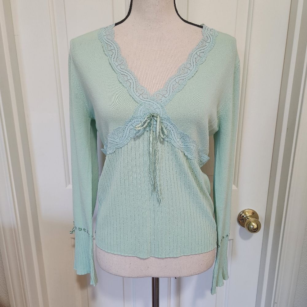 Y2K Flair Sleeve Fairy Top | L